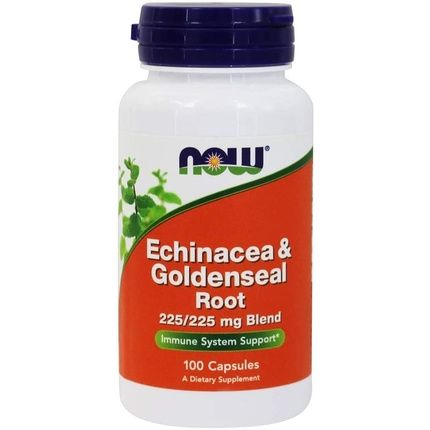 Now Foods Echinacea & Goldenseal Root - 100 Caps