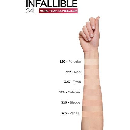 L'Oreal Paris Infallible 24H More Than Concealer Full Coverage Longwear - Image 3