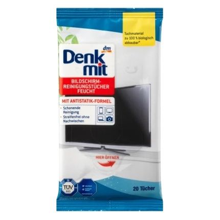 Denkmit Wet Wipes For Screen Cleaning 20 Pieces