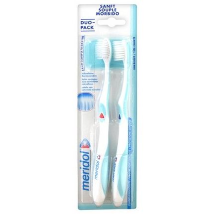 Meridol Soft Toothbrushes For Sensitive Gums - Pack Of 2