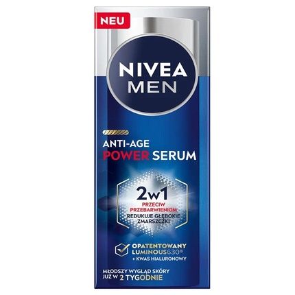 Nivea Men Anti-Age Power Serum 2In1 Intensive Serum Against Imperfections 30Ml