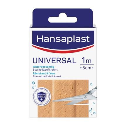 Hansaplast Universal Waterproof Plaster 1M X 6Cm