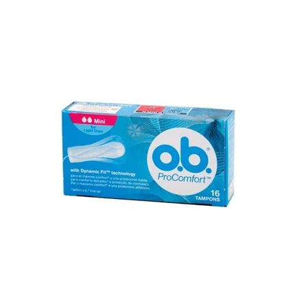 Ob Tampons Procomfort Mini 16 Tampons