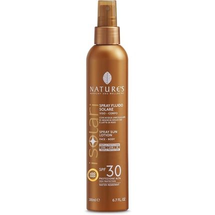 Bios Line Nature'S I Solari Sun Fluid Spray For Face And Body Spf30 200Ml