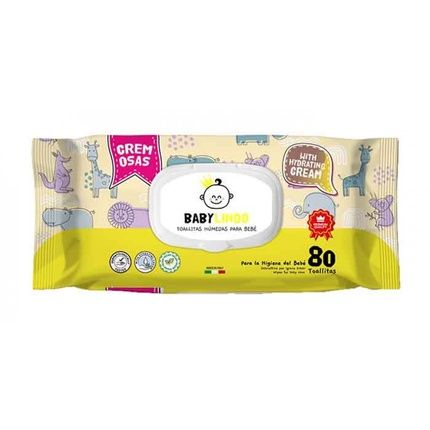 مناشف بيبي ليندو 80 وحدة. دسم