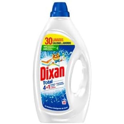 Dixan Gel Total Liquid Laundry Detergent For Washing Machine 30 Washes
