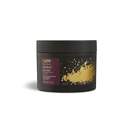 I Love Wellness Energy Body Scrub With Natural Essential Oils Of Orange And Bergamot 350G