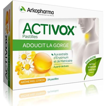 Arkopharma Activox Honey Lemon Aroma 24 Lozenges - Image 3