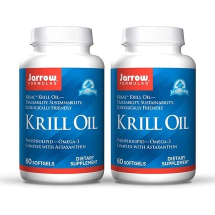 Jarrow Formulas Krill Oil - 60 Softgels - Phospholipid Omega-3 Complex With
