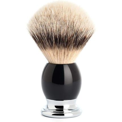 Muhle Sophist Black 4-Piece Silvertip Badger/Safety Razor Shaving Set - No Blades Included - Image 3