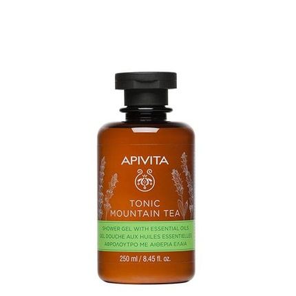 Apivita Tonic Mountain Tea Bath Gel With Essential Oils 250Ml