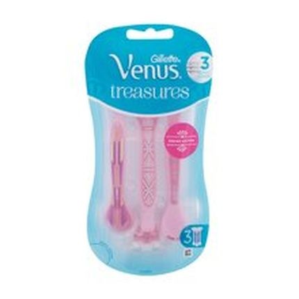 Gillette Venus Treasures Collection 3 Pcs Shaver For Women