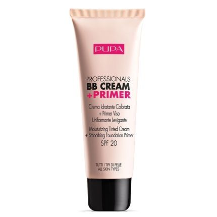 Pupa Professionals Bb Cream & Primer Spf20 Makeup Base For All Skin Types 002 Sand 50Ml