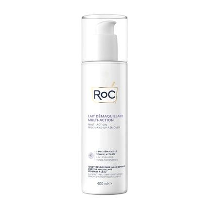 Roc 3-In-1 Milk Makeup Remover Cleanses Tones And Moisturizes 400Ml
