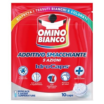 Omino Bianco Smacchiatore Tessuti Tabs Stain Remover 10 Pcs