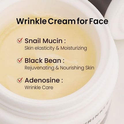 The Skin House Black Snail Anti-Wrinkle Cream 50Ml Beauty Secret Article - Image 3