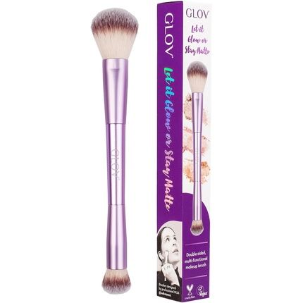 Makeup Brush Double Ended Ideal For Applying Powder Blush Rouge Bronzer