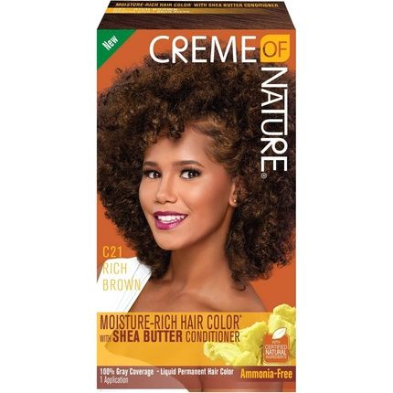 Creme Of Nature Color C21 Rich Brown Kit