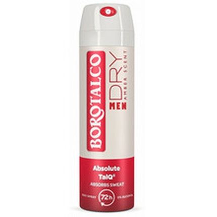 Borotalco Men Dry Amber Deodorant Spray 150 Ml