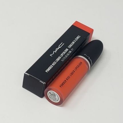 New Authentic Mac Powder Kiss Liquid Lipcolour 992 Resort Season - Image 4
