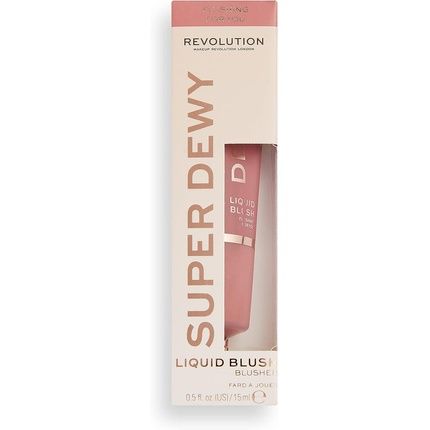 Makeup Revolution Superdewy Liquid Blusher Highly Pigmented Buildable Formula Flushing For You 15Ml - Image 3