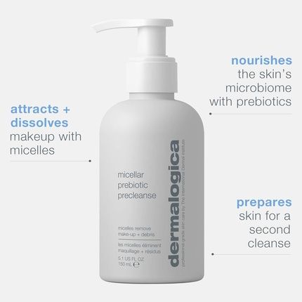 Dermalogica Micellar Prebiotic Precleanse 5.1 Oz Makeup Remover Face Wash