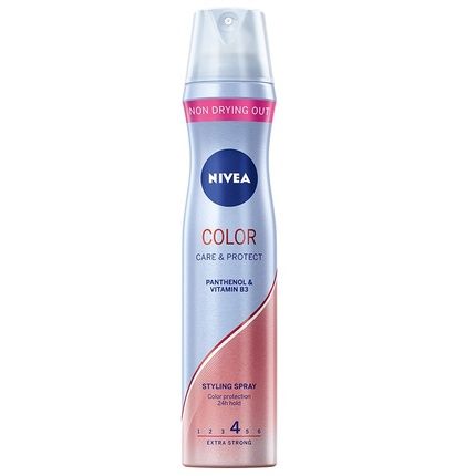 Nivea Color Care & Protect Styling Spray 4 Extra Strong Hair Lacquer 250Ml
