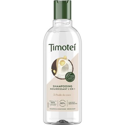 Timotei Nourishing 2-In-1 Coconut Oil Shampoo And Conditioner For Dehydrated Hair 300Ml