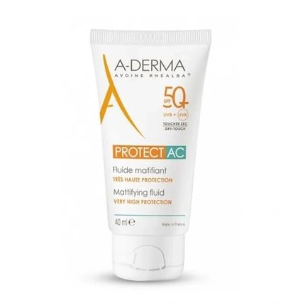 Aderma Protect Ac Mattifying Fluid Spf 50 40 Ml