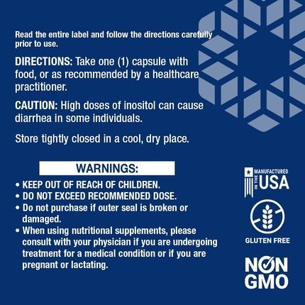 Life Extension Inositol Caps 1000Mg 360 Vcaps - Image 3