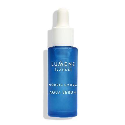 Lumene Nordic Hydra Arctic Dew Quenching Aqua Face Serum With Nordic Red Algae And Hyaluronic Acid 1 Fl Oz