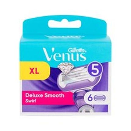 Gillette Venus Extra Smooth Swirl Women'S Razor Blades With Moisture Strips For Skin Protection