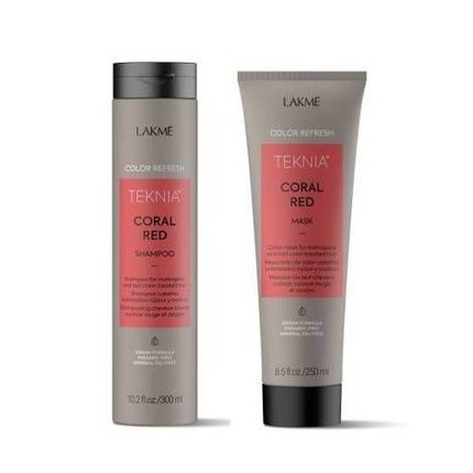 Lakme Shampoo And Mask Refreshing Red Set - 300Ml Shampoo And 250Ml Hair Mask