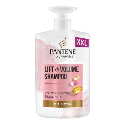 Pantene Pro-V Lift & Volume Thickening Shampoo With Biotin Silicone-Free 1000Ml Pump Dispenser