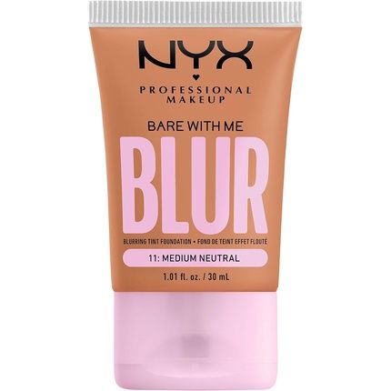 Nyx Professional Makeup Blurring Tint Foundation Medium Coverage Matte Finish With Niacinamide Matcha And Glycerin 30Ml Shade Med Neutral 11 Medium Neutral