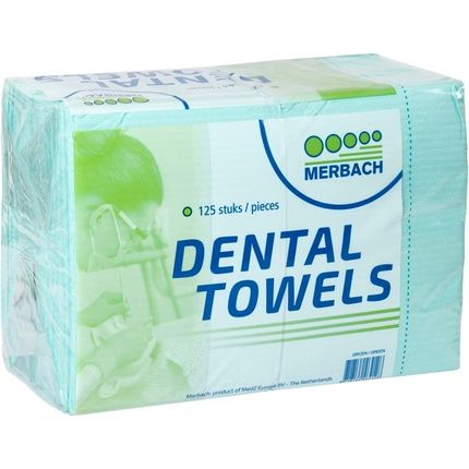 Merbach Dental Cloths 125 Pcs Green