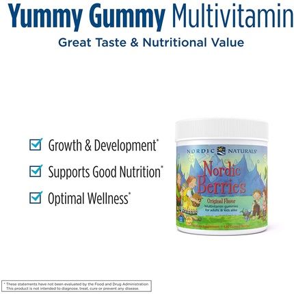 Nordic Naturals Nordic Berries Multivitamin Treats 120 Gummy Berries - Image 3
