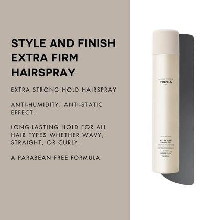 Previa Extra Firm Hairspray 400Ml - Image 3