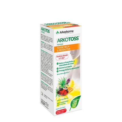Arkopharma Arkotos Dry Productive Cough Syrup 182Ml