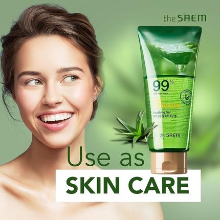 Organic Aloe Vera Gel Jeju Fresh Aloe Soothing Gel 300Ml Tube - Image 3