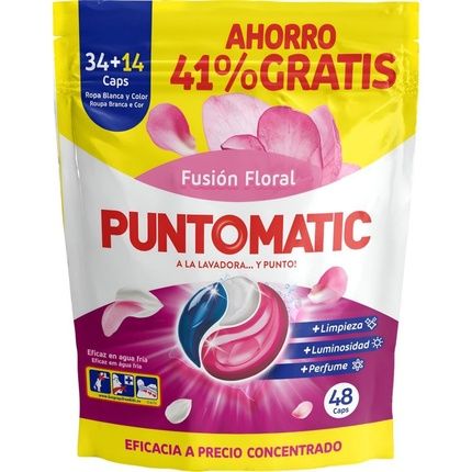 Puntomatic 3In1 Detergent Capsules Floral 3414 Doses