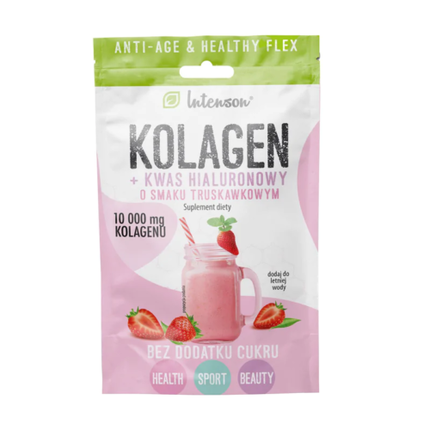 Intenson Collagen + Hyaluronic Acid Powder Strawberry 10.8G - Image 3
