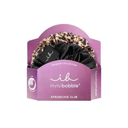 Invisibobble Sprunchie Slim Premium Leo Is The New Black 2 Pcs Hair Elastic