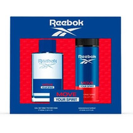 Reebok Move Your Spirit Gift Set Men'S Perfume Eau De Toilette - Pack Of 2