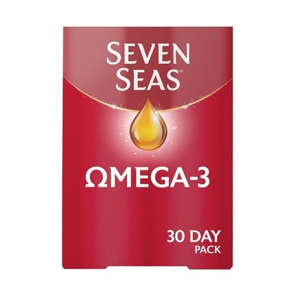 Seven Seas Omega-3 300Mg And Fish Oil 500Mg Supplement Capsules For Age 12+ 30 Count