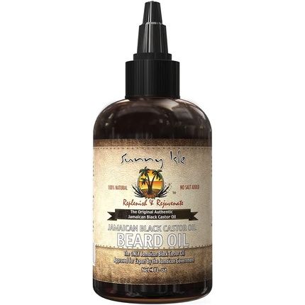 Sunny Isle Beard Oil 100% Natural Jamaican Black Castor Oil 4Oz