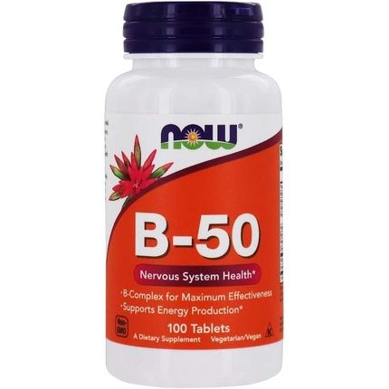 Now Nf B-50 100 Tablets