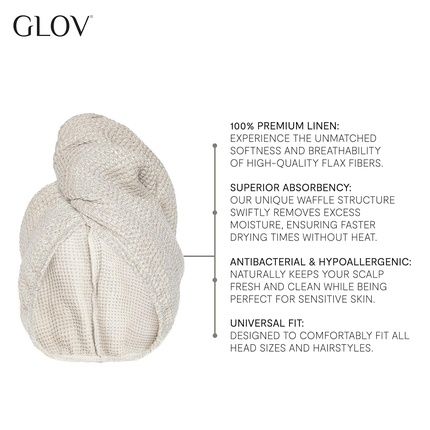 Quick-Drying Towel Head Turban With Practical Button