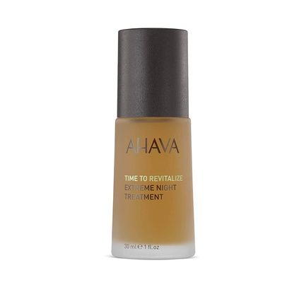Ahava Extreme Night Treatment Exclusive Moisturizer Neck Chest Cream Smoothes Skin Reduces Wrinkles Enriched With Patented Extreme Complex Dead Sea Osmoter Peptides Resveratrol 1 Fl.Oz