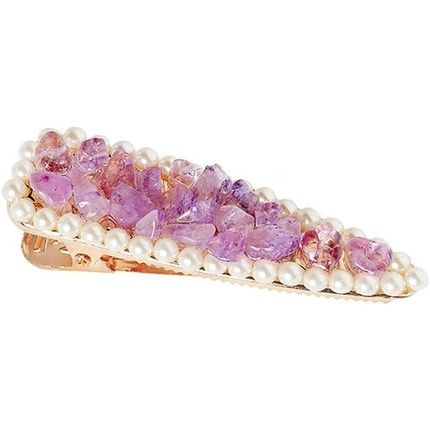 Crystalove Amethyst Hair Clip